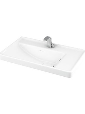 Lapino Quattro 60 cm Konsollu Etejerli Lavabo Beyaz Renk