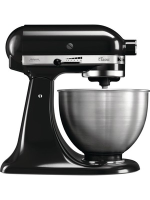 KitchenAid Classic 4,3 lt Stand Mikser 275 W Güç Kapasitesi ile Siyah Renkli Mutfak Aleti