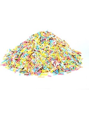 Lokman Aktar  Pasta Süsü Karışık Renkli Çubuk Pasta Süsü 100 gr