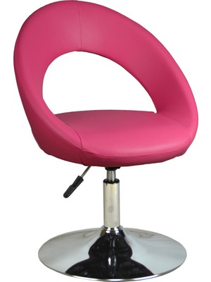 Bürocci Miranda Misafir Koltuğu-Pembe Deri - 2222M0120