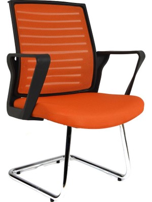 Bürocci Likya Misafir Koltuğu-Turuncu File-2284J0549