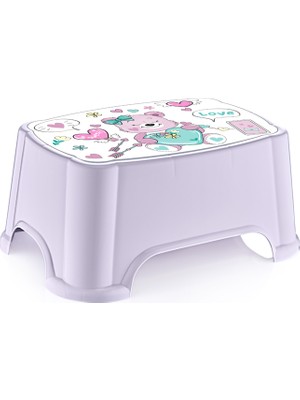 Hobby Life Deco Resimli Çocuk Taburesi
