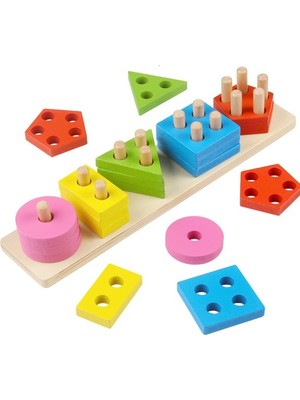 Okcu Hediyelik Ahşap Oyuncak 5'li Set