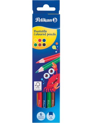 Pelikan Kuru Boya 6 Lı 723999