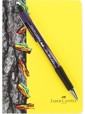 Faber-Castell Grip 1345 Mor 0.5 mm Versatil ( A6 Defter  hediyeli)