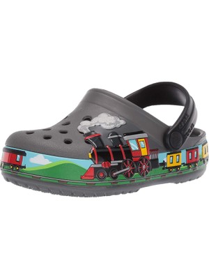 Crocs 205516-0Da fl Train Band Çocuk Bebek Sandalet Terlik