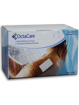 Octacare Şeffaf Pu Yara Örtüsü - 5cmx9cm - 50 Li Kutu
