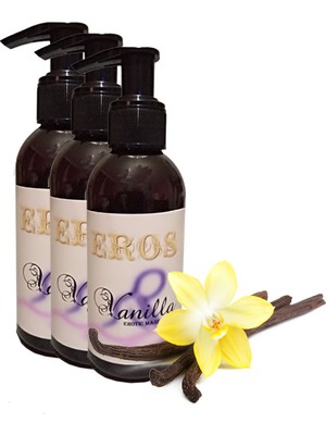 Eros 3 Adet  Erotic Massage Oil 120ml Kokulu Erotik Masaj Yağı