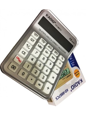 Kadıo Ofis Masaüstü Hesap Makinesi Kd-8887Cs