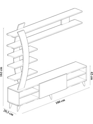 Decorotika Duru Tv Üni̇tesi̇ Beyaz