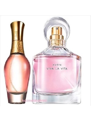 Avon Treselle Bayan Parfüm Edp 50 ml + Avon Viva La Vita 50 ml