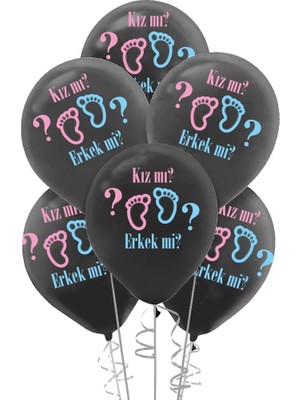 Kikajoy Cinsiyet Partisi Baskılı Balon 100'lü