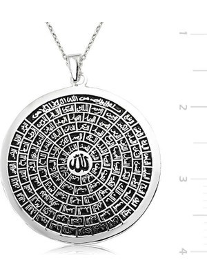 Tesbihayal Gümüş Esmaül Hüsna Kolye