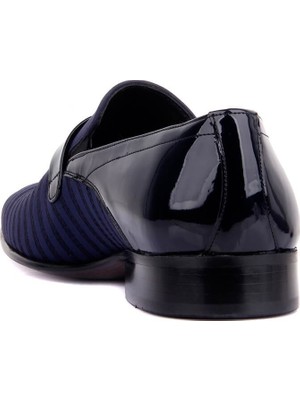 Sail Laker's Fosco Lacivert Rugan Erkek Klasik Ayakkabı