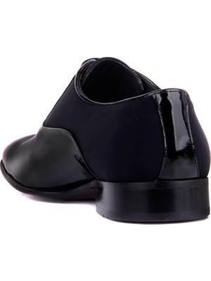 Sail Laker's Fosco Siyah Rugan Erkek Klasik Ayakkabı
