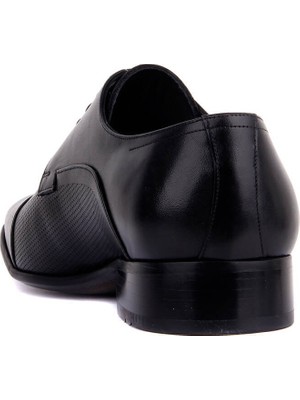 Sail Laker's Fosco Siyah Deri Neolit Erkek Klasik Ayakkabı