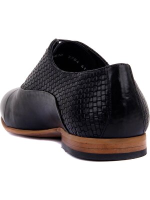 Sail Laker's Siyah Deri Erkek Ayakkabı