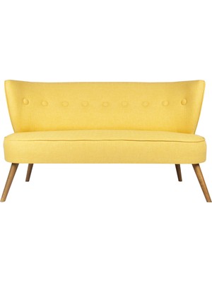 Ze10 Design Bienville Loveseat İkili Kanape Sarı