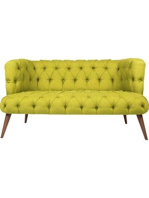 Ze10 Design West Monroe Loveseat İkili Kanape Fıstık Yeşili