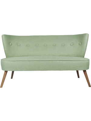 Ze10 Design Bienville Loveseat İkili Kanape Petrol Yeşili