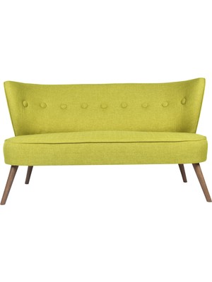 Ze10 Design Bienville Loveseat İkili Kanape Fıstık Yeşili