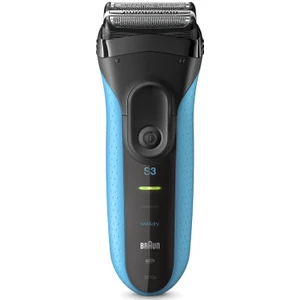 Series 3 ProSkin 3010s Tıraş Makinesi, Siyah/Mavi - Erkekler Için Şarj Edilebilir, Kablosuz, Elektrikli Islak Ve Kuru Tıraş Makinesi