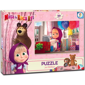 Masha Koca Ayı 70 Parça Çocuk Puzzle