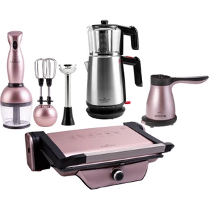 4lü Elektrikli Çeyiz Seti Rosegold