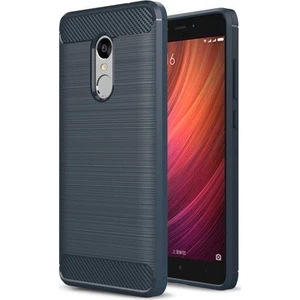 Xiaomi Redmi Note 4 4X Kılıf Room Antişok Silikon Kapak Kılıf Lacivert + Temperli Cam