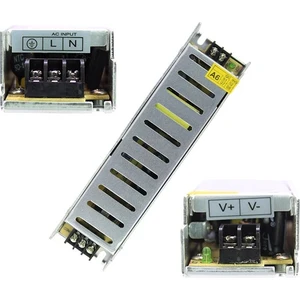 12V-5A Slim Kasa Metal Adaptör (158X40X30)