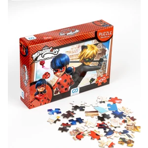 Ca Games 100 Parça Miraculous Uğur Böceği Ve Kara Kedi Puzzle 100 - 5002