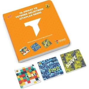 TÜZDER Yayınları LEVEL 2 (CUBE FIND SOLVE) 4-6 Yaş