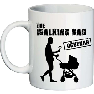 Babalar Günü Hediyesi İsimli Walking Dad Kupa Bardak