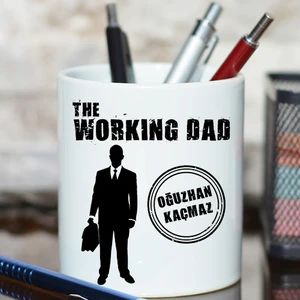 Babalar Günü Hediyesi İsme Özel "the Working Dad" Kalemlik
