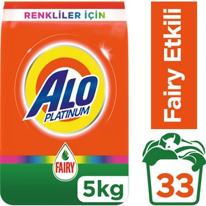 Platinum 5 kg Toz Çamaşır Deterjanı Fairy Etkili Renkliler İçin