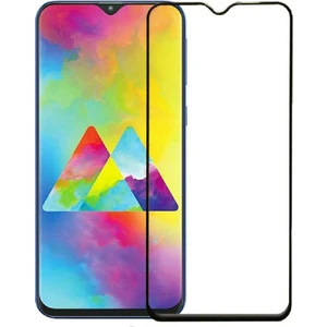 Eiroo Samsung Galaxy M20 Curve Tempered Glass Full Siyah Cam Ekran Koruyucu