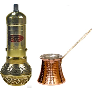 Değirmen Süper Tombul Kahve Değirmeni + Cezve