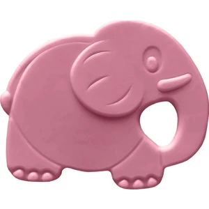 Kauçuk Yumuşak Diş Kaşıyıcı Pembe Fil