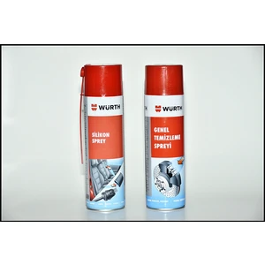 Genel Temizleyici 500 ml + Würth Silikon Sprey 500 ml 2'li Set