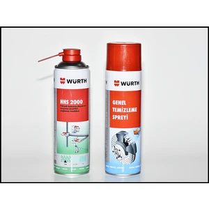 Hhs 2000 Sıvı Gres 500 ml + Würth Balata Ve Genel Temizleme Sprey 500 ml 2'İ Set