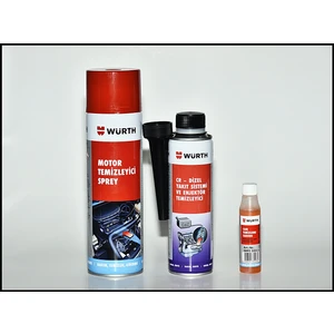Yazlık Bakım Seti 1 ( Würth Dizel + Würth Motor Temizleme + Würth Camsabun )3'Lü Set