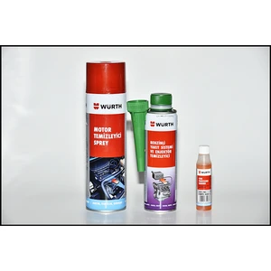 Yazlık Bakım Seti 2 ( Würth Benzin + Würth Motor Temizleme + Würth Camsabun )3'Lü Set