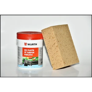 Diş Plastik Tampon Parlatıcı + Würth Yıkama Sünger 2'li Set (Dış Temizlik)