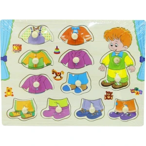 Can İthalat Ahşap Tutmalı Giydirme Puzzle