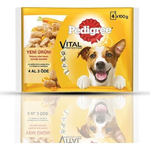 Pouch Et Çeşitleri Yaş Köpek Maması 4'lü 100 Gr x 13 Adet