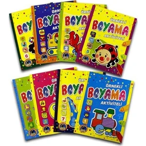 Örnekli Boyama, Aktiviteli - 8 Kitap