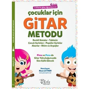 Çocuklar İçin Gitar Metodu Renklerle Gitar Öğreniyorum - Musa Çetiner