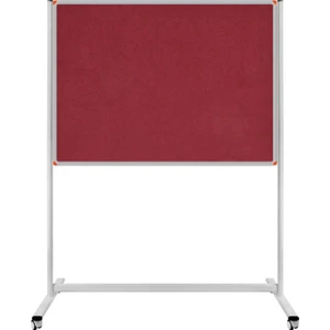 120X200 Kumaş Kaplı Tekerlekli Pano