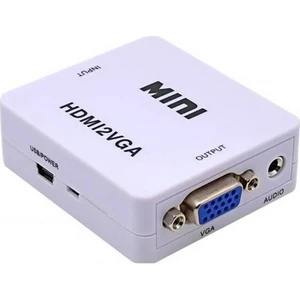 4314 HDMI To VGA Çevirici Adaptör Monitör Tv Dönüştürücü