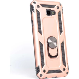 Case Street  J4 Plus Kılıf Vega Standlı Yüzüklü Mıknatıslı Bronz